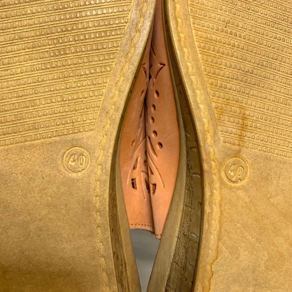 Spring Step Orella Women's‎ Sling Back Wedge Sandal Size EU 40 US 9 Peach